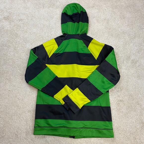 Burton Colorblock Striped MB Peak Full Zip Hoodie Y2K 2000s Size S - Picture 2 of 5